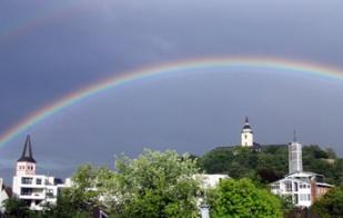 Siegburg unterm Regenbogen